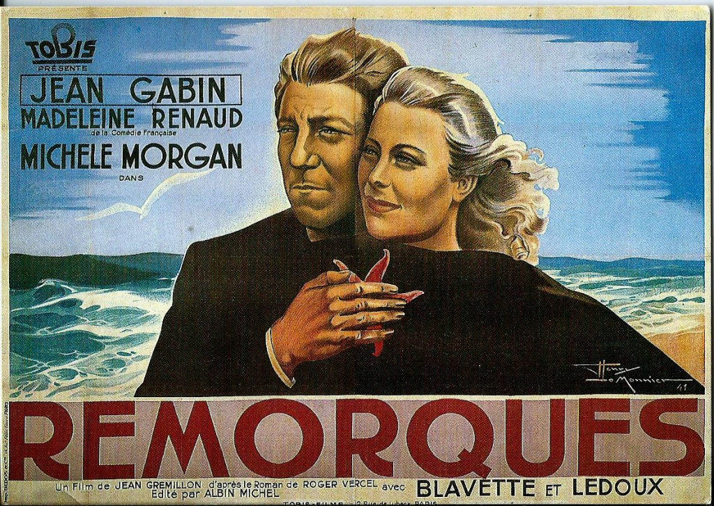 Affiche du film Remorques (archive privée)