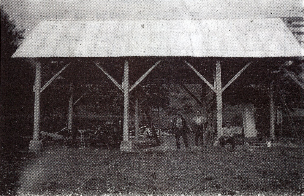 Mai 1934 : le bâtiment de la scierie