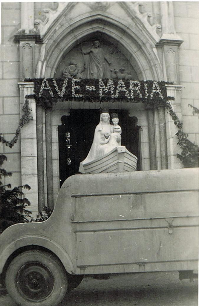 La statue de Notre Dame de Boulogne (archive Kronos)