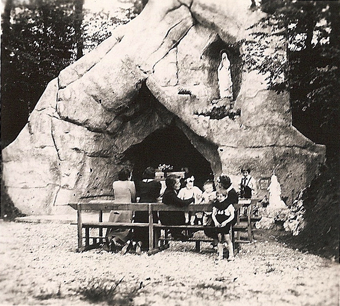 Fréquentation de la grotte en 1938 (archive Kronos)
