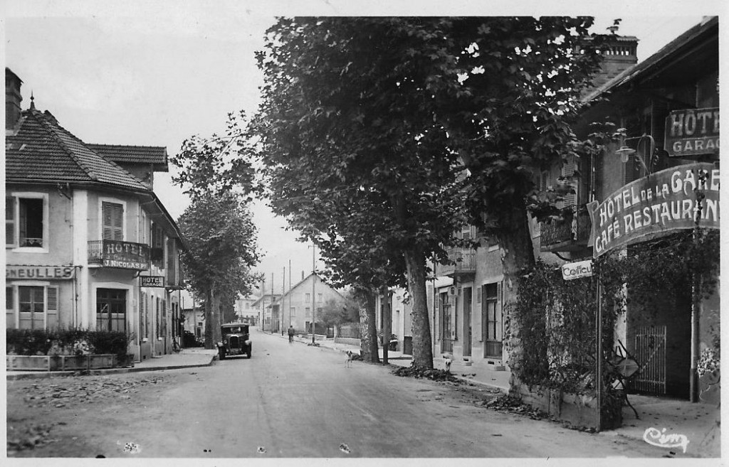 À l'Hôtel de la Gare on pense aux prisonniers (archive privée)