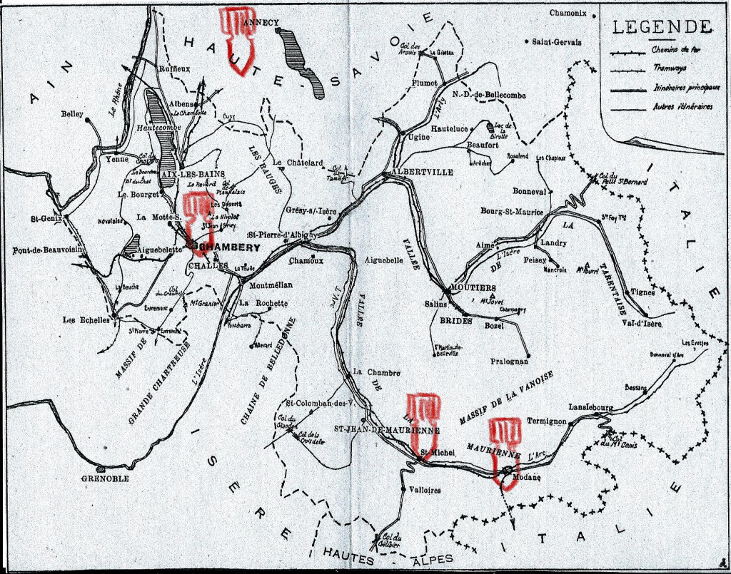 Principaux bombardements - 1943/44
