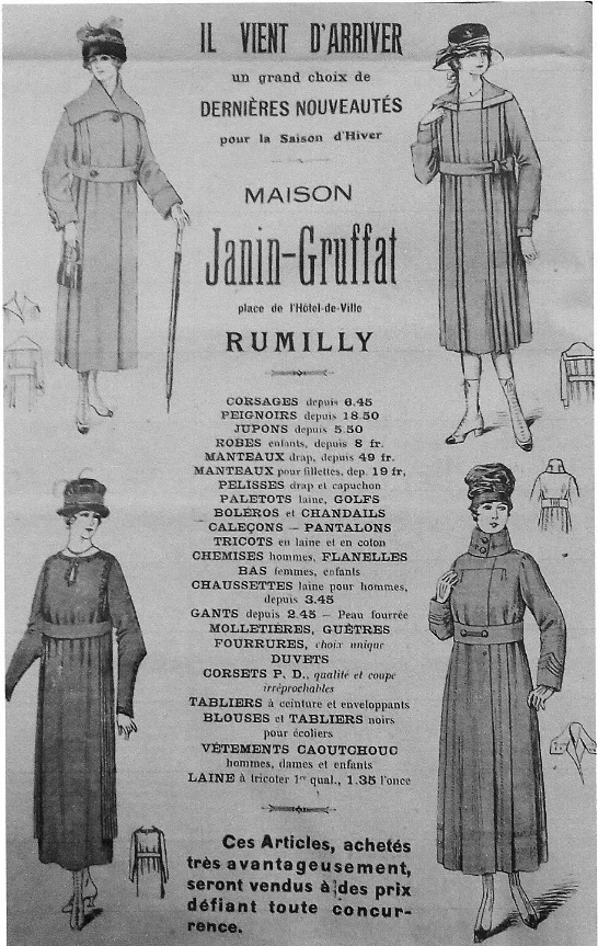 Publicité parue dans le Journal du Commerce en 1919