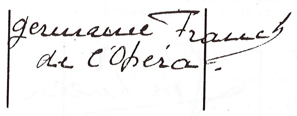 Signature de l’Opéra de Paris.