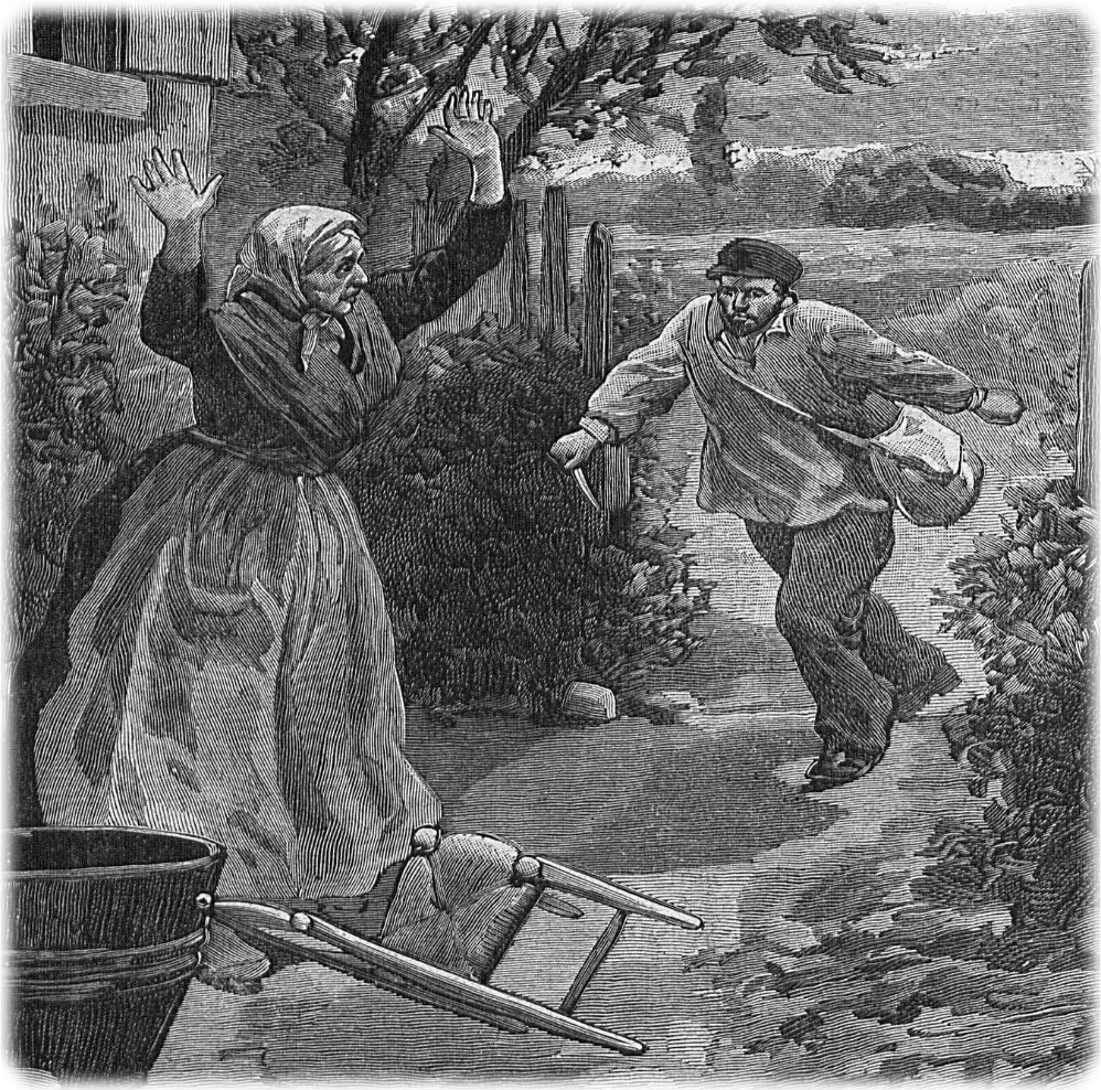 Assassinat de la veuve Morand à Saint-Ours (Le Progrès Illustré)
